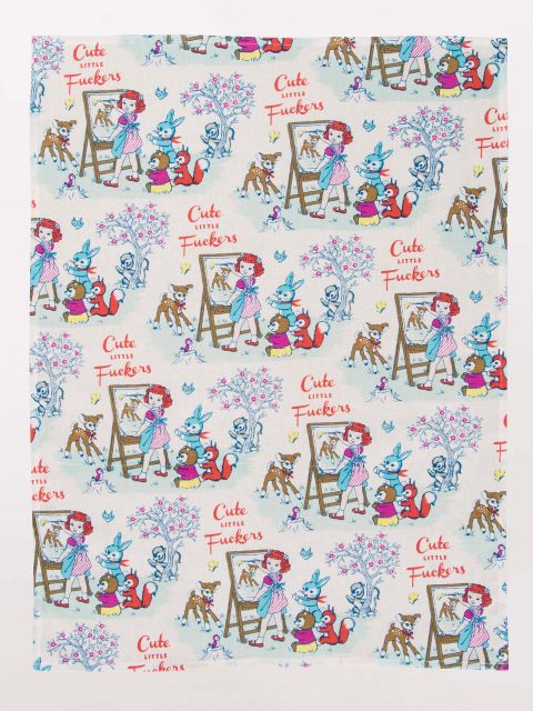 Image of Cute Little Fuckers Dish Towel